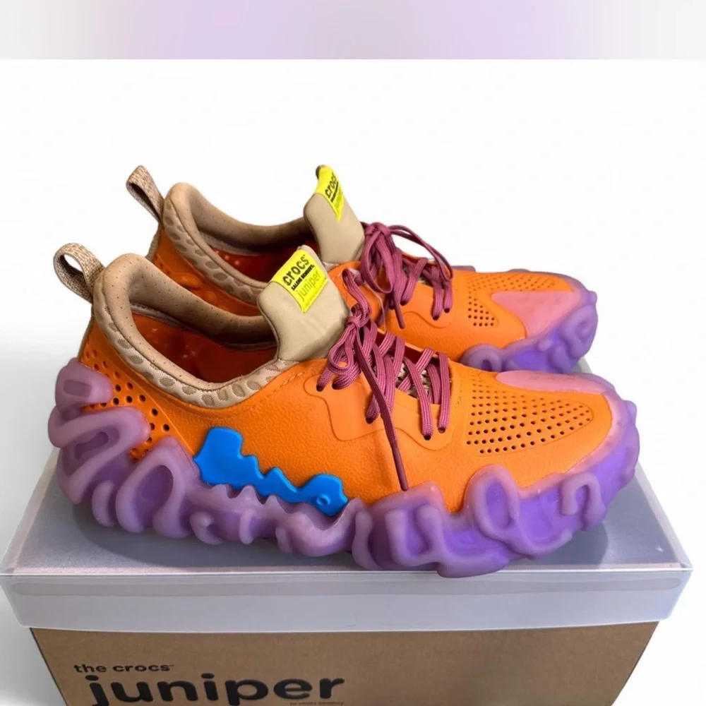 CROCS SALEHEBEMBURY x juniper Apricot men size 11 - Picture 3 of 6